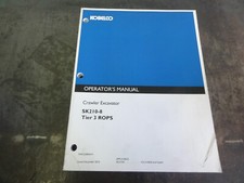 Kobelco SK210-8 Tier 3 ROPS Escavatore Cingolato Manuale Operatore YN91Z00041P1