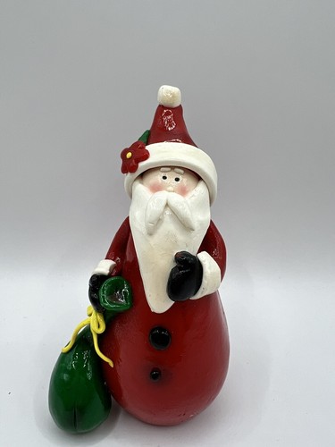 Statuina babbo natale - statuina, legno