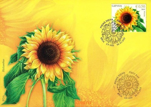 Lettonia 2015 girasole - 2015, (07)