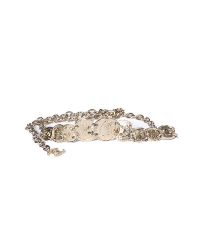 Chanel cintura coin queen - chanel, oro