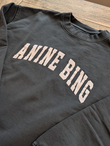 Anine bing black crewneck - anine,