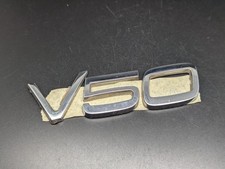 VOLVO V50 V 50 LOGO SIGLA EMBLEMA FREGIO STEMMA SCRITTA BADGE TARGA TARGHETTA