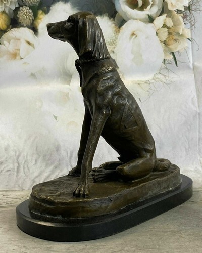 Vintage bronzo caccia cane - vintage,