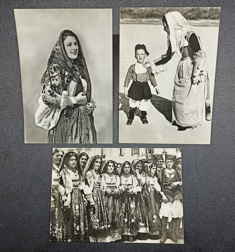 Cartoline folklore costumi - -,