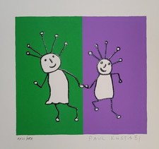 Paul Kostabi serigrafia