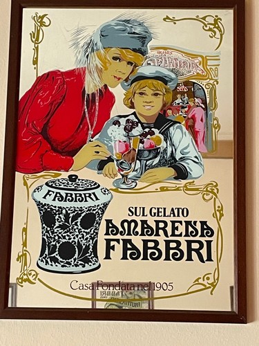 Specchio pubblicitario vintage