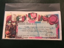 Sottoscrizione Partito Comunista Italiano PCI Banconota Lire 100 1954 Politica