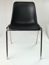 sedia Mono Scocca Pvc NERO