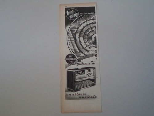 Advertising pubblicità 1952 - pubblicità,