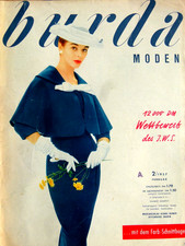 vecchio quaderno di moda Burda