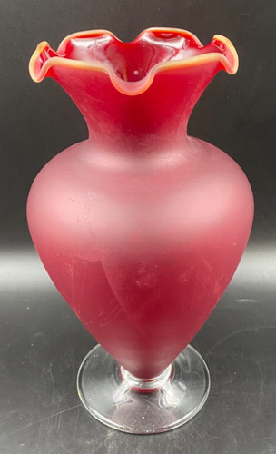 Vaso soprammobile vetro murano - vaso,