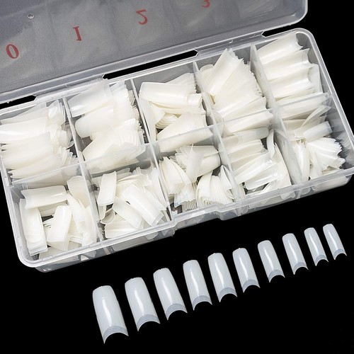 500pcs punte unghie finte gel - 500pcs,