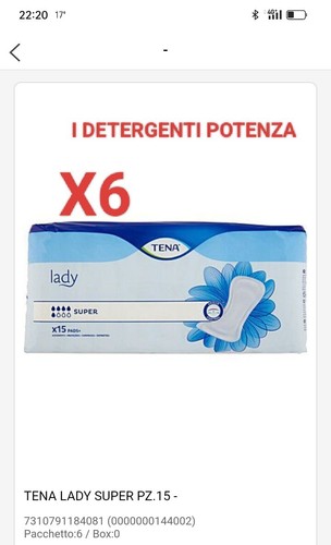 Tena lady super absorbenti - tena,