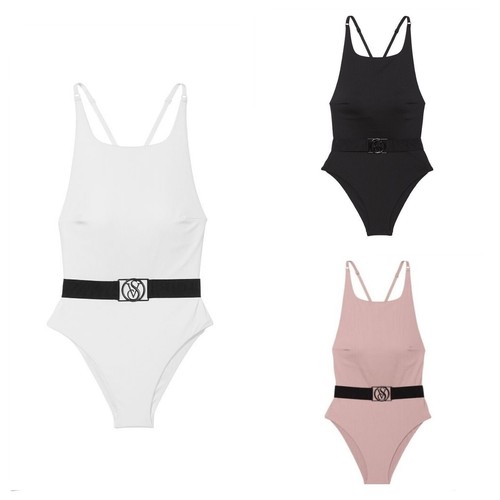 Costume intero rosa nero - intero,