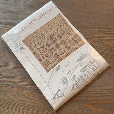 Permin of Copenhagen punto croce contato anno 1761 SOLO CARTA arte danese 155490