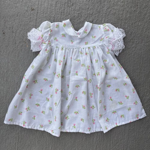 Abito vintage rosa floreale