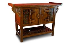 Cassettiera Antico Teak Legno