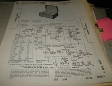 AMPLIFICATORE PHONOLA PHONO CON GIRADISCHI 4 VELOCITÀ - MODELLO 656 (SAMS PHOTOFACT 401-11)