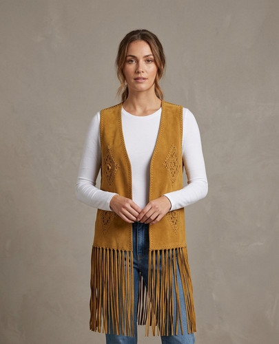 Gilet donna camoscio - donna,