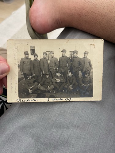 Cartolina militare ww1 - militare, gruppo