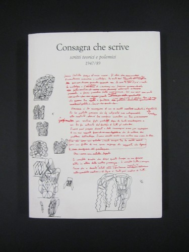 Consagra che scrive scritti - consagra,