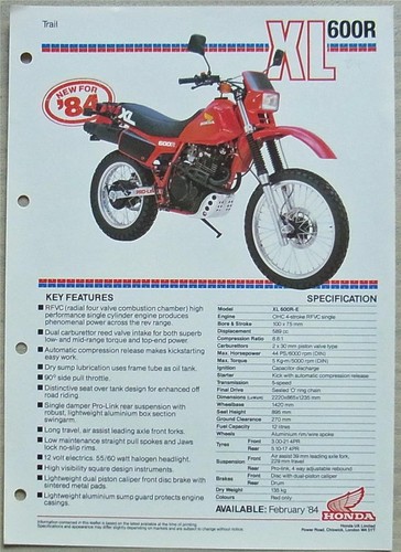 Scheda tecnica vendita moto