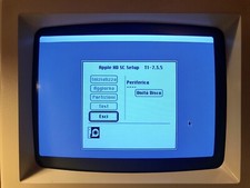 Floppy Apple HD SC Setup, initializes and formats SCSI Hard Disk