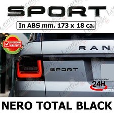 Logo Scritta Posteriore Sport Total Black per Range Rover Land fregio auto L494