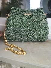 Borsina pochette verde a