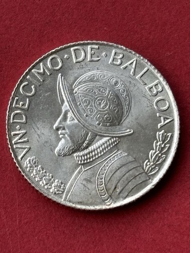 Moneta argento panama - moneta, 1/10