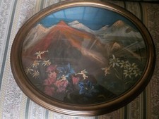 Dipinto Con Cornice Ovale