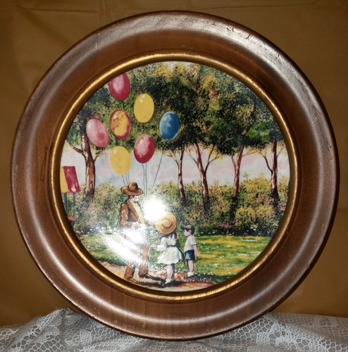Piatto palloncino 1987 - palloncino, cornice