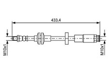 Tubo freno Bosch per Alfa