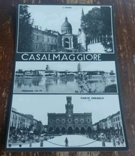 CARTOLINA D'EPOCA ORIGINALE PROVINCIA CREMONA CASALMAGGIORE 3 VEDUTINE