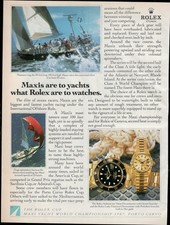 ROLEX Advertising 1987 OYSTER