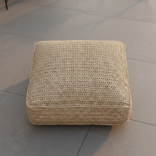 Pouf seduta fibra naturale - fibra,