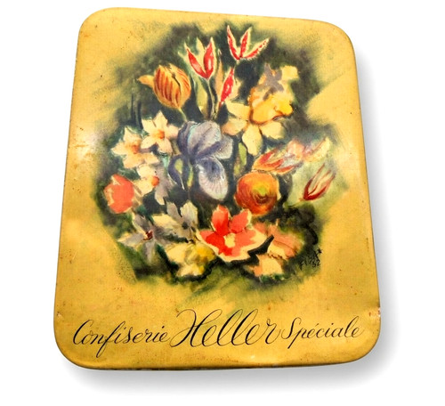Scatola latta confiserie - in, "