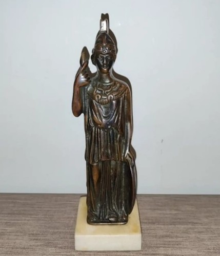 Statua atena bronzo su - in,