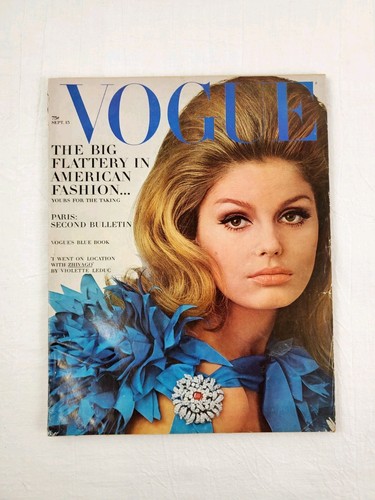 Vintage vogue magazine - magazine, sept
