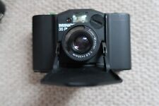 Macchina fotografica Minox 35 PL, nera, come nuova, con custodia in pelle, 