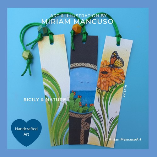Painted bookmarks segnalibri - 3,
