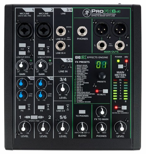 Mackie mixer analogico