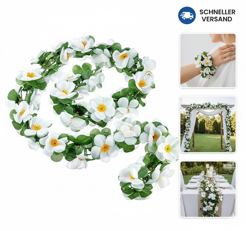 Ghirlanda fiori decorazione - ghirlanda,