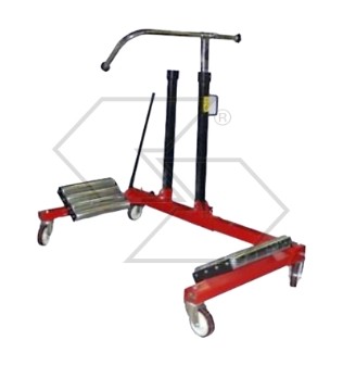 Carrello smonta ruote per