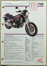 HONDA VF750S V4 EURO SPORT MOTO Scheda tecnica vendita aprile 1982
