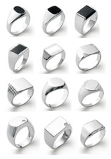 Anello Signet In Argento