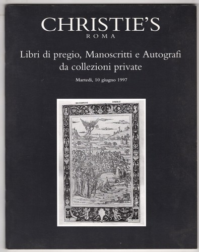 Christie roma libri - christie's., roma.