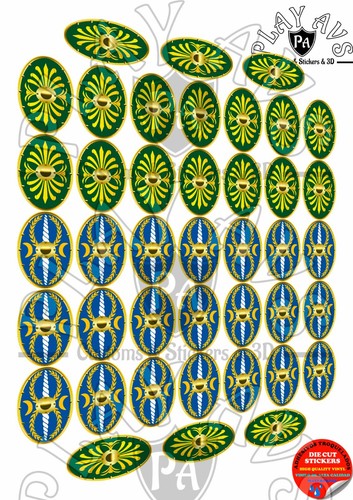 Stickers para escudos - stickers, romanos