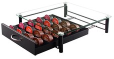 Dolce Gusto cassetto portaoggetti capsula caffè piano vetro temperato (20 capsule)