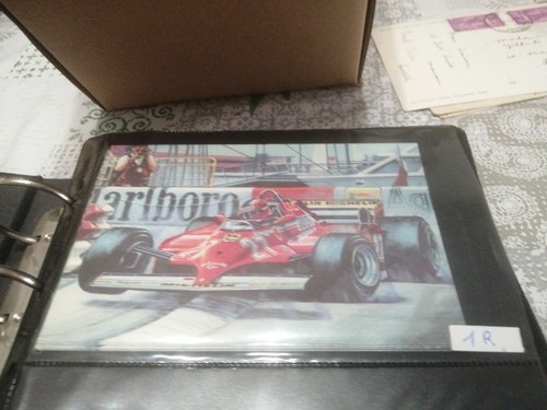 Cartolina ferrari gilles - 1r,